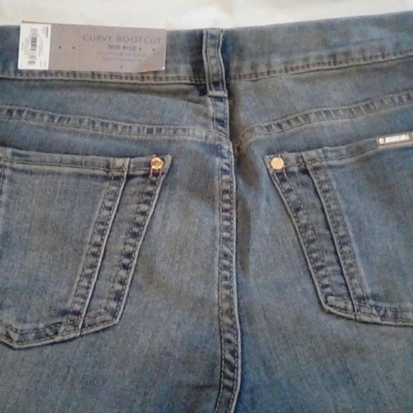 J LOPEZ Curvy Bootcut Mid Rise Priscilla Jeans 0 - Picture 4 of 7